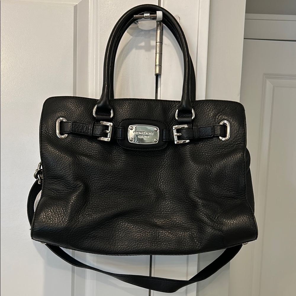 Michael Kors Black Leather Handbag